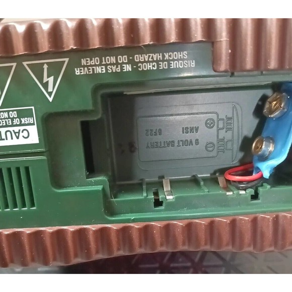 VintageTimex Expedition Green Brown Easy Set Alarm Clock Multi Sound Model T155Q - Picture 10 of 10